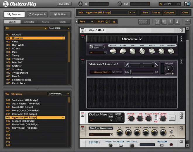 Native Instruments Guitar Rig 3: Kontrol Edition